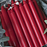 Christmas Tree Candles Red 20 Pcs