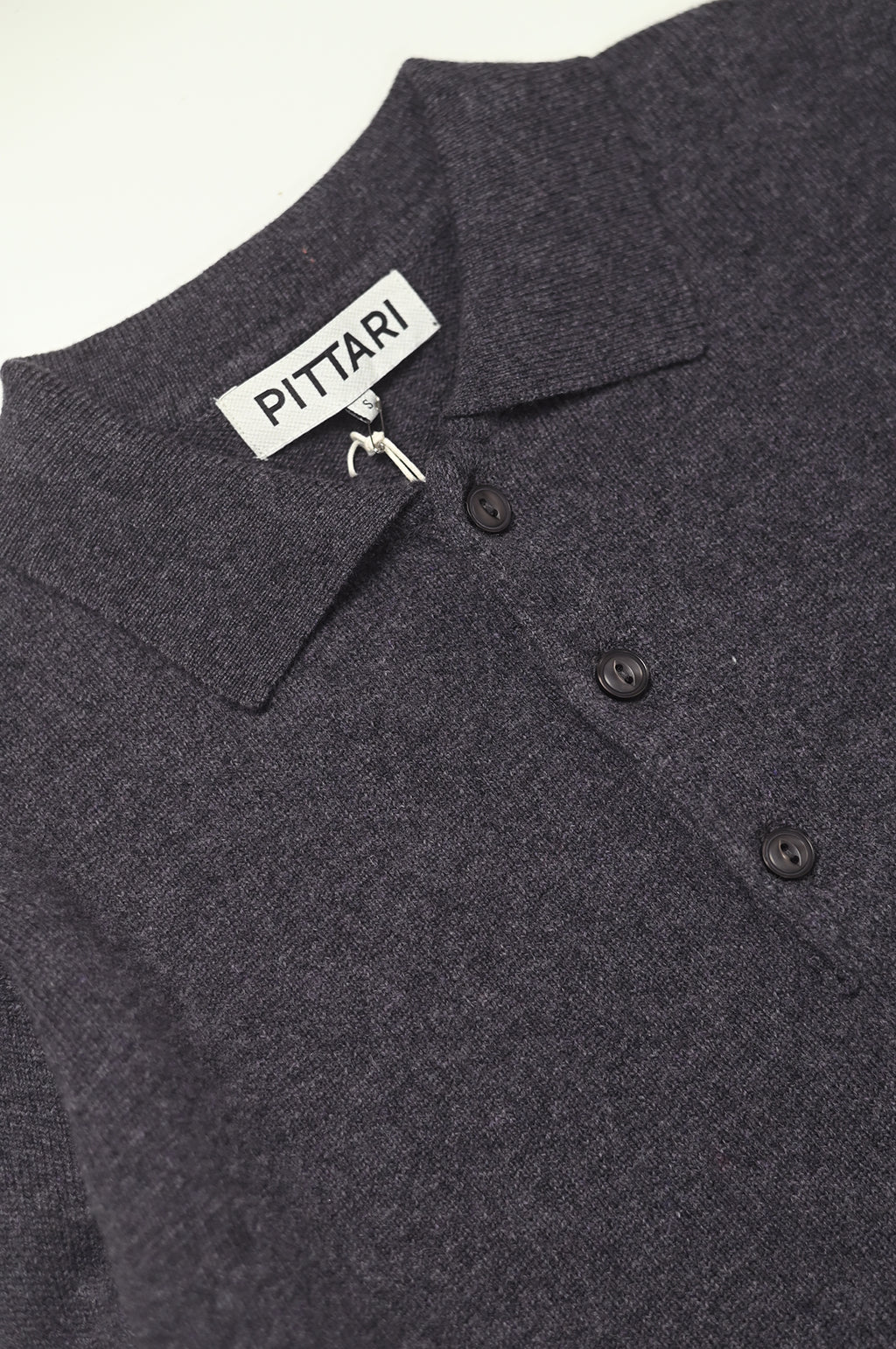 L/S Merino Polo Mettallic