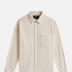 Portuguese Flannel Teca Shirt 2.0 Ecru.