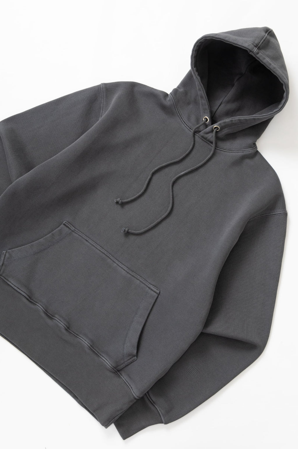 Loopback Hoodie Washed Black