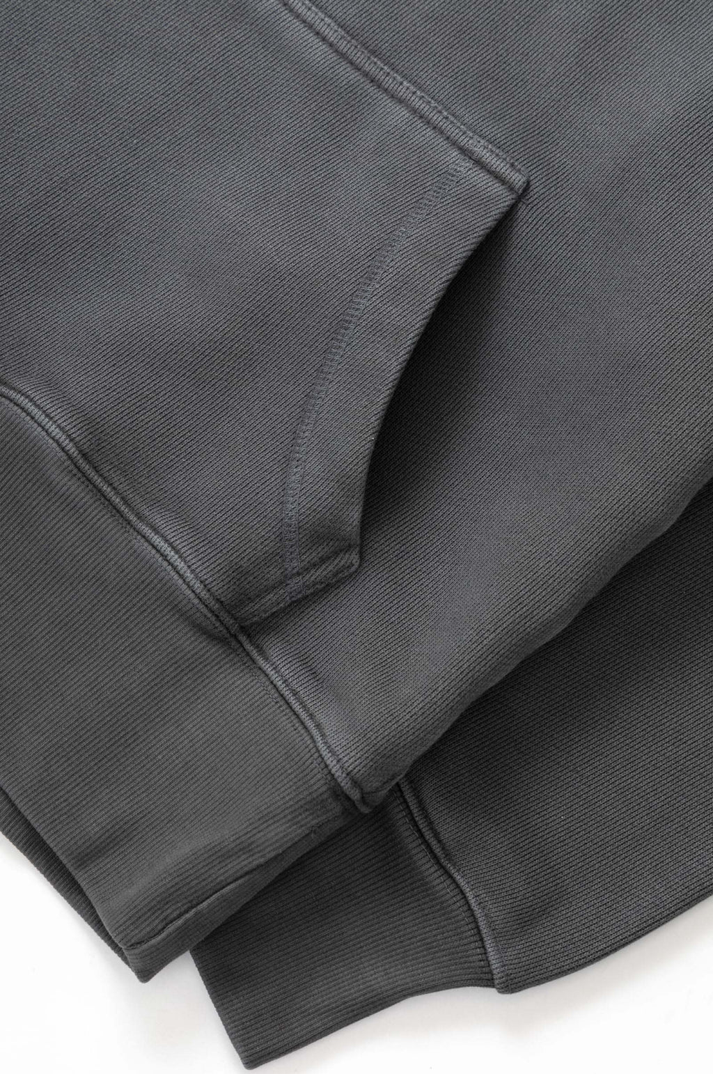 Loopback Hoodie Washed Black