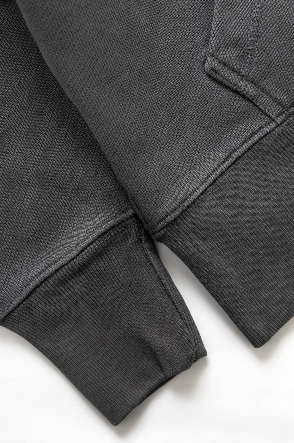 Loopback Hoodie Washed Black