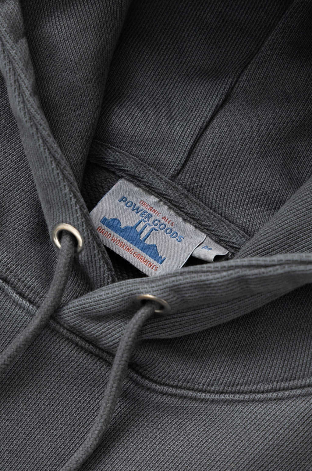 Loopback Hoodie Washed Black