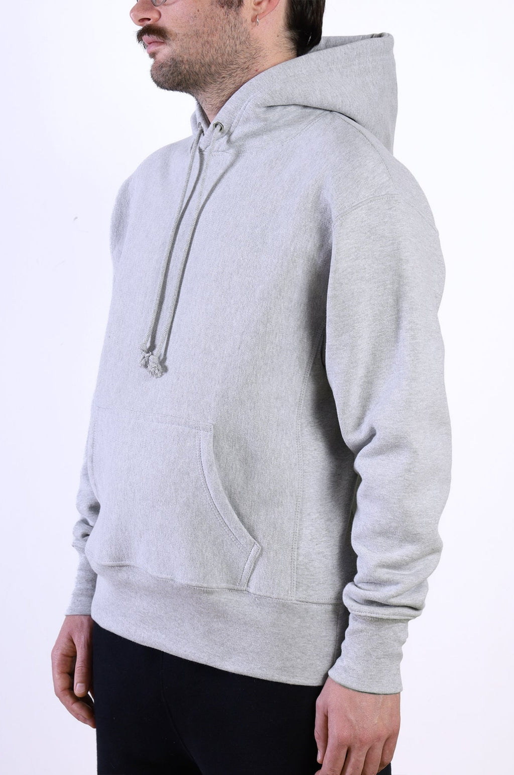Super Weight Hoodie Heather Grey