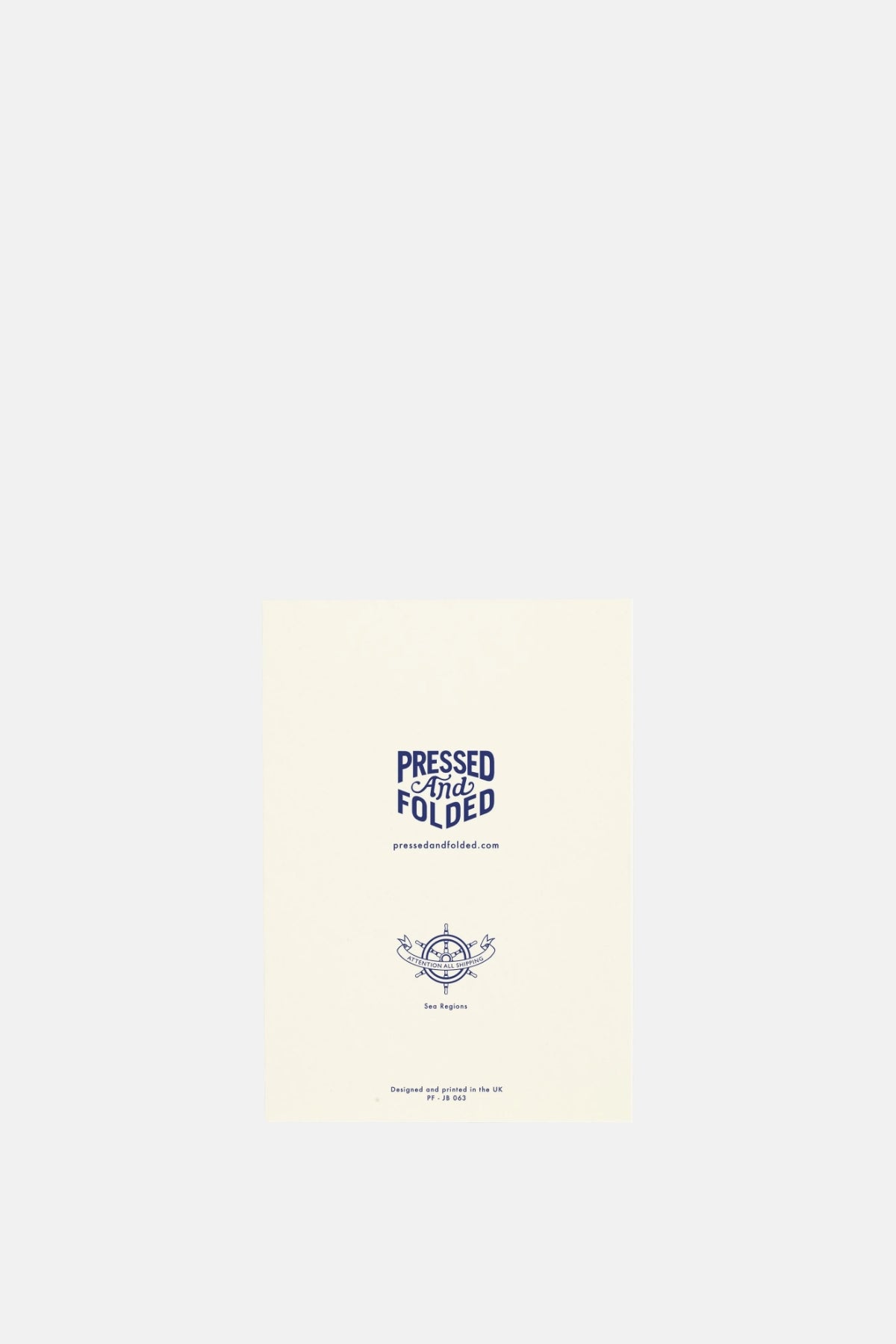 Sea Regions Greeting Card