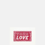 Pressed and Folded True Love Greeting Card.
