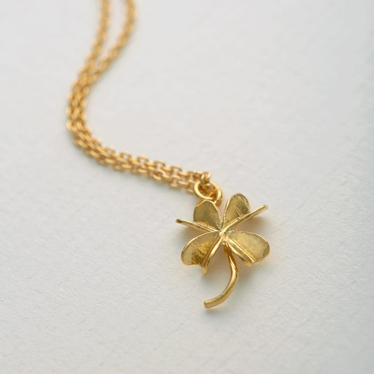 A.M. Baby Lucky Clover Necklace Gold