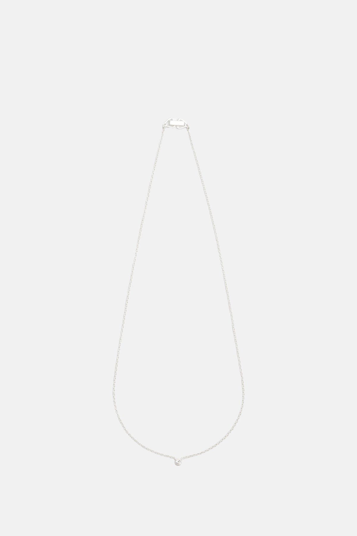 Ragbag Oda Floating Silver Necklace.