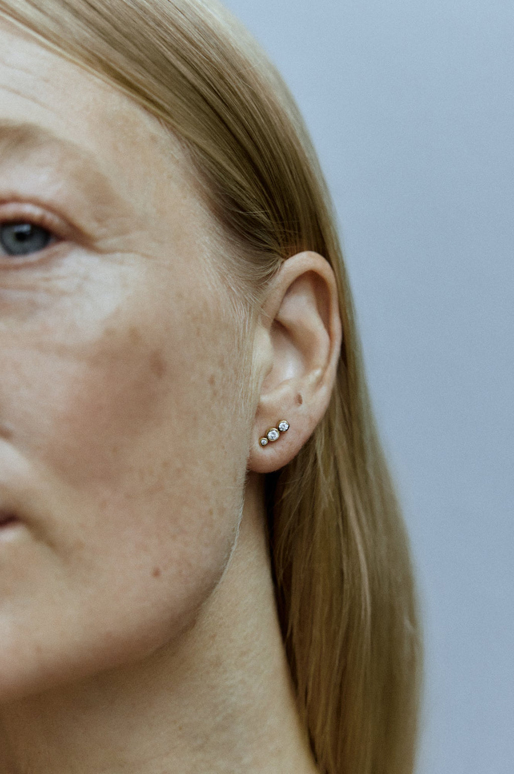 Odile Gold Stud Earrings