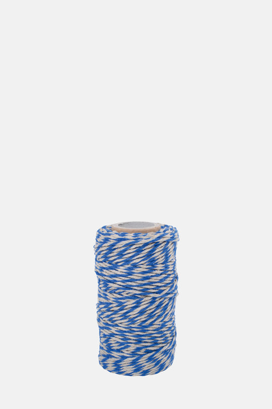 Flax Yarn Blue/Natural 55m