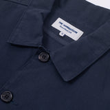 Barker Washed Herringbone Shirt Navy