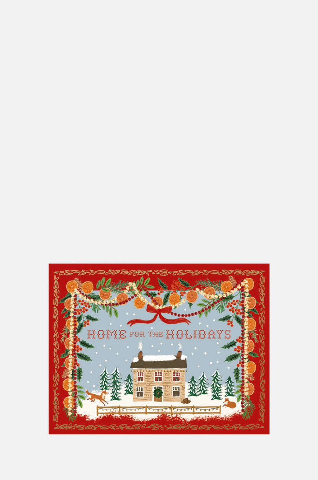 Rifle Paper Co Home for the Holidays Card.