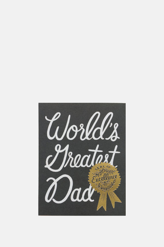 World's Greatest Dad Card