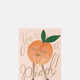 Rifle Paper Youre a Peach Card.