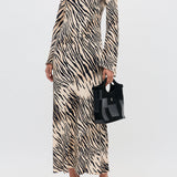 Amal Dress Cooper Tiger Beige
