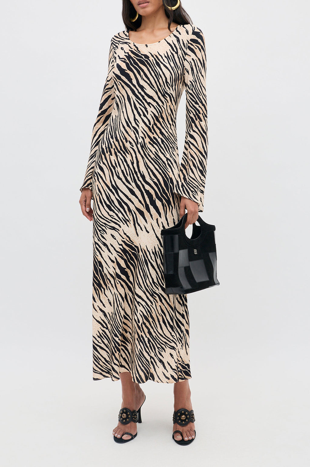 Amal Dress Cooper Tiger Beige