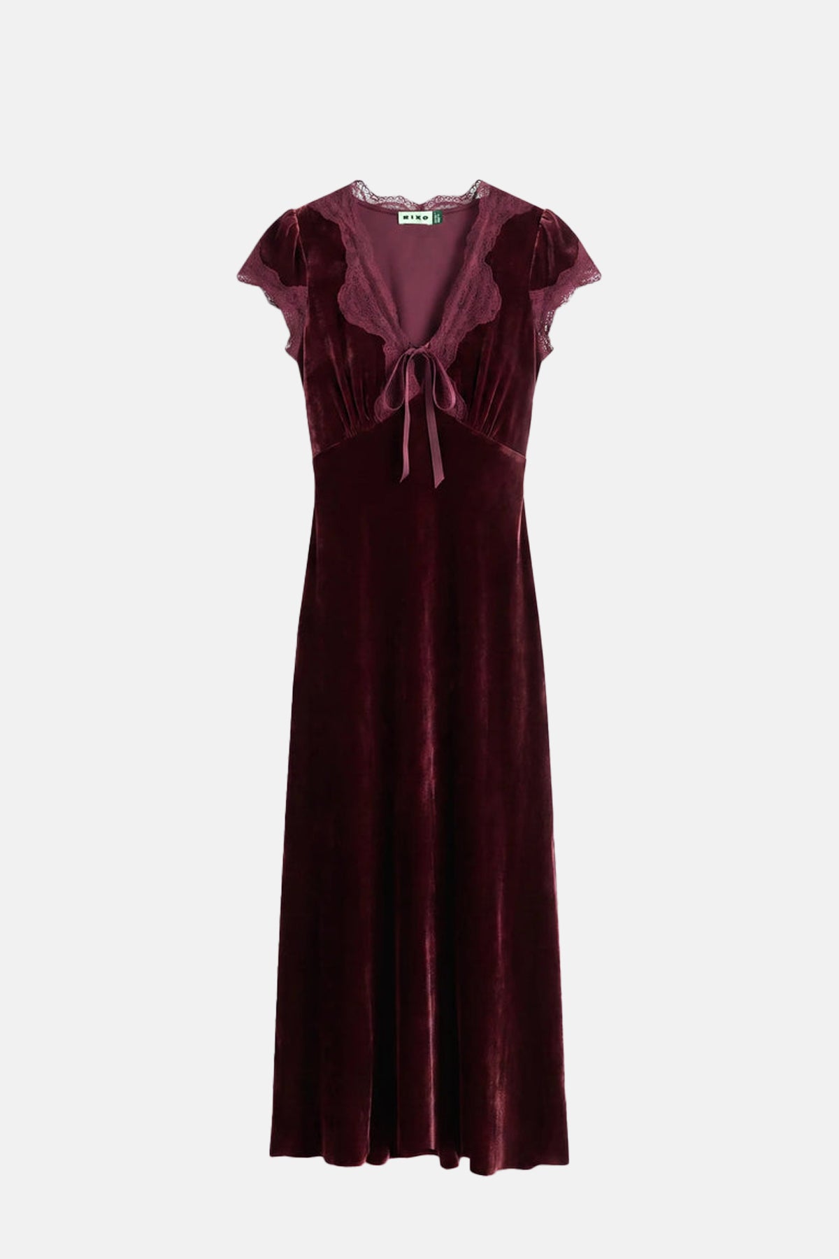 Rixo Amari Dress Bordeuax.