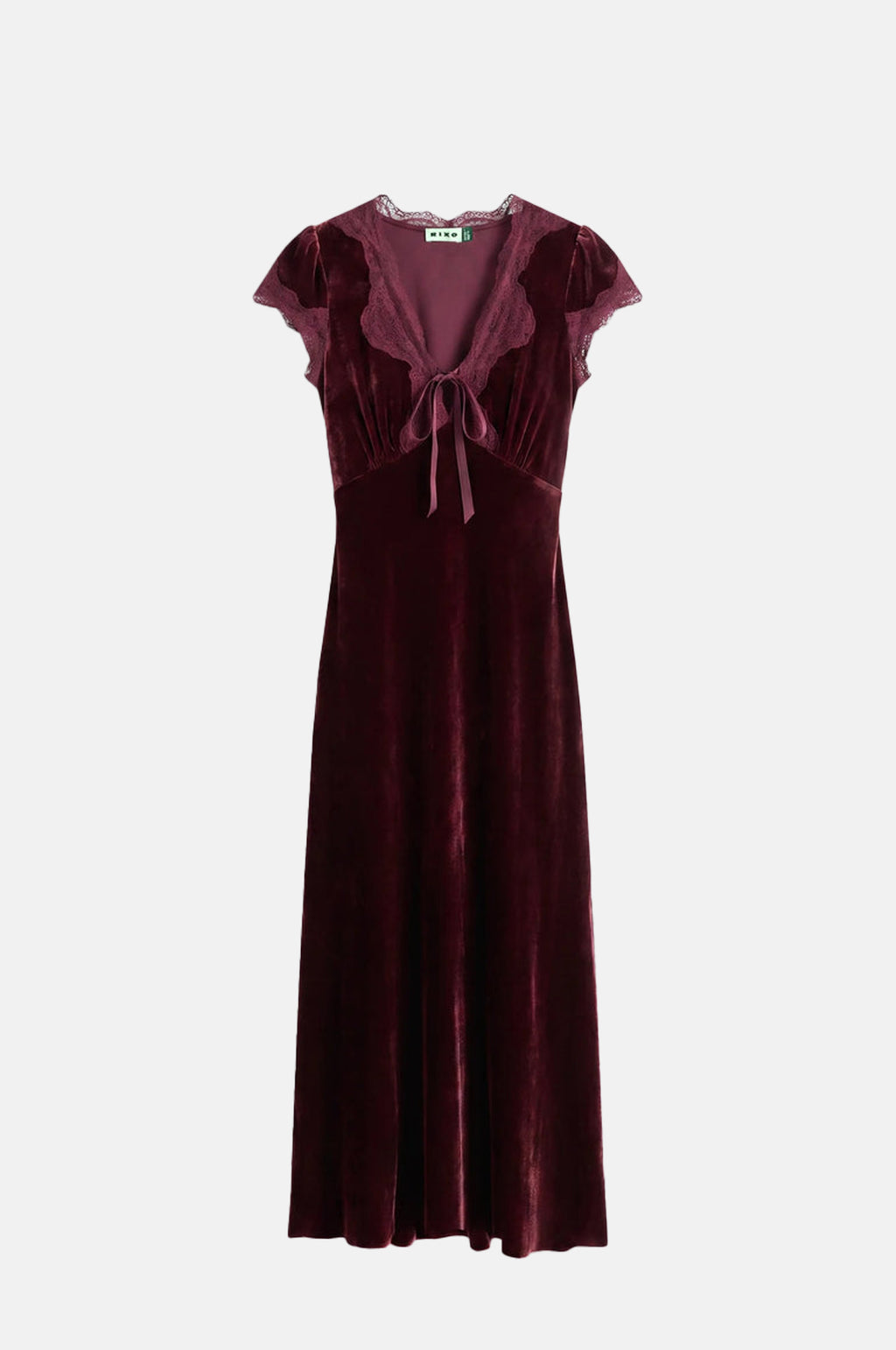 Rixo Amari Dress Bordeuax.
