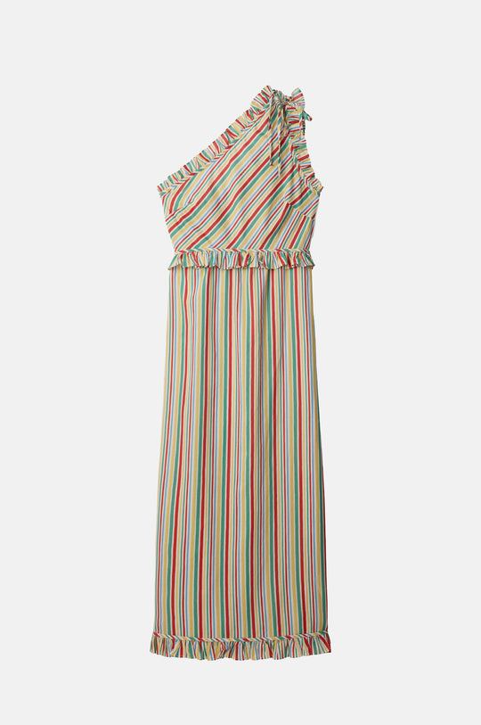 Arabelle Dress Maxime Stripe Ivory