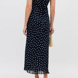 Bethea Dress Layla Dot Navy