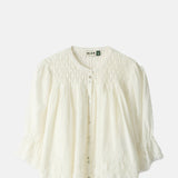 Rixo Erika Top Ivory.