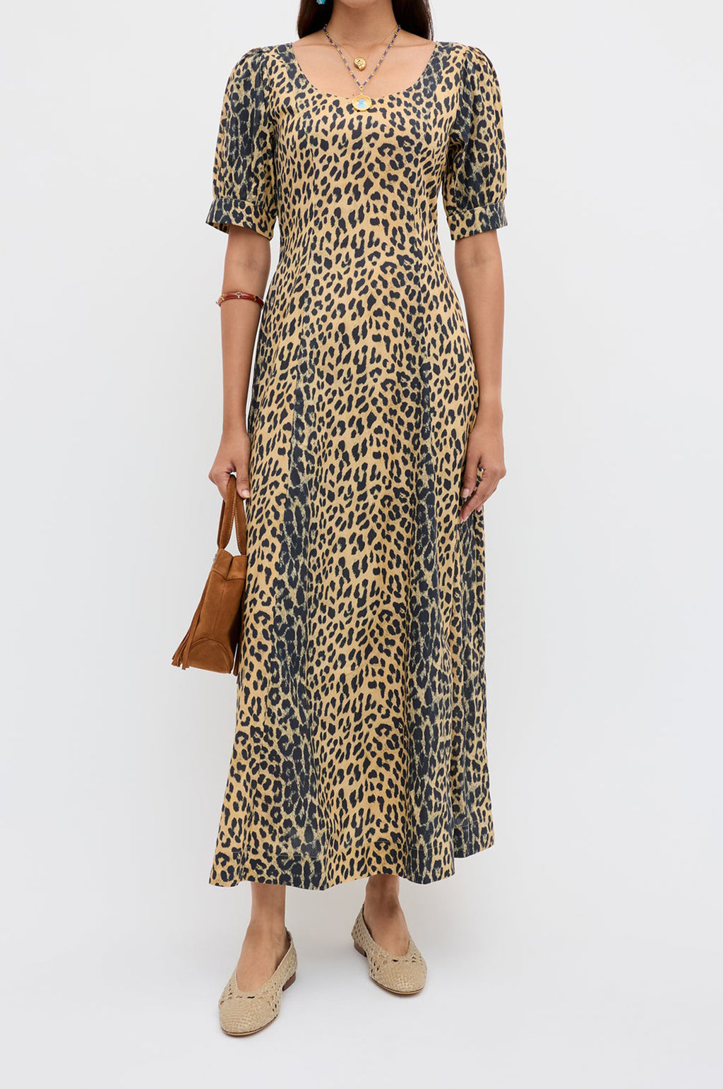Kathleen Dress Nina Leopard Brown