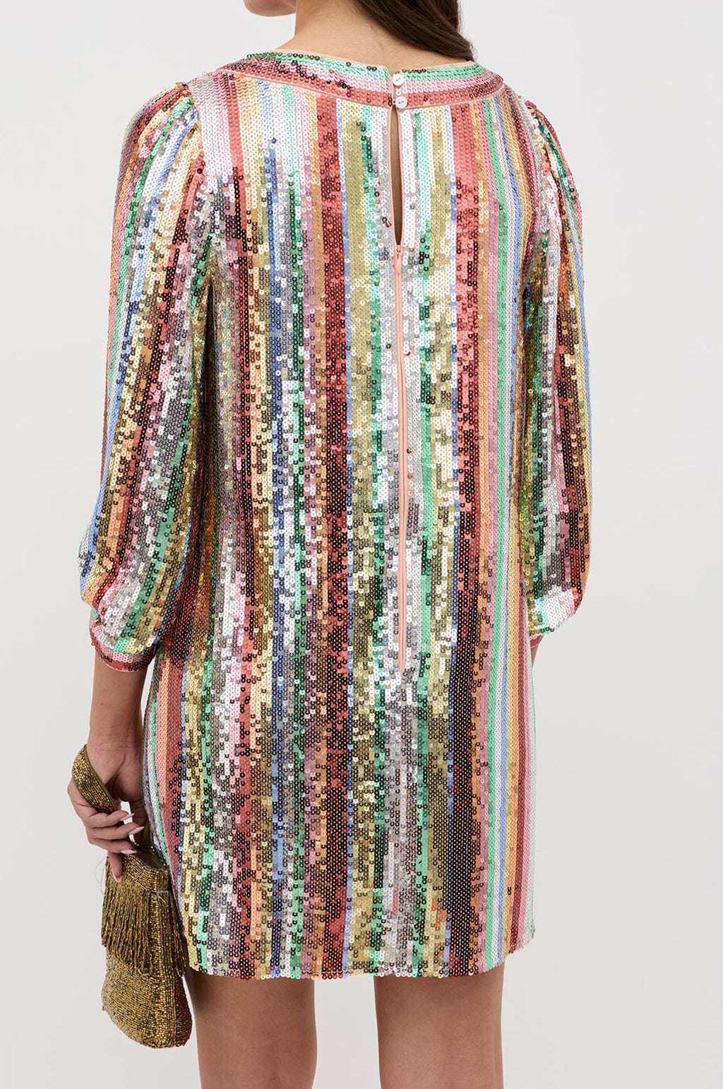 Laurie Dress Dixie Stripe Embellishment Multi