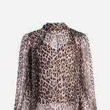 Rixo Rya Top Nina Leopard Mocha.