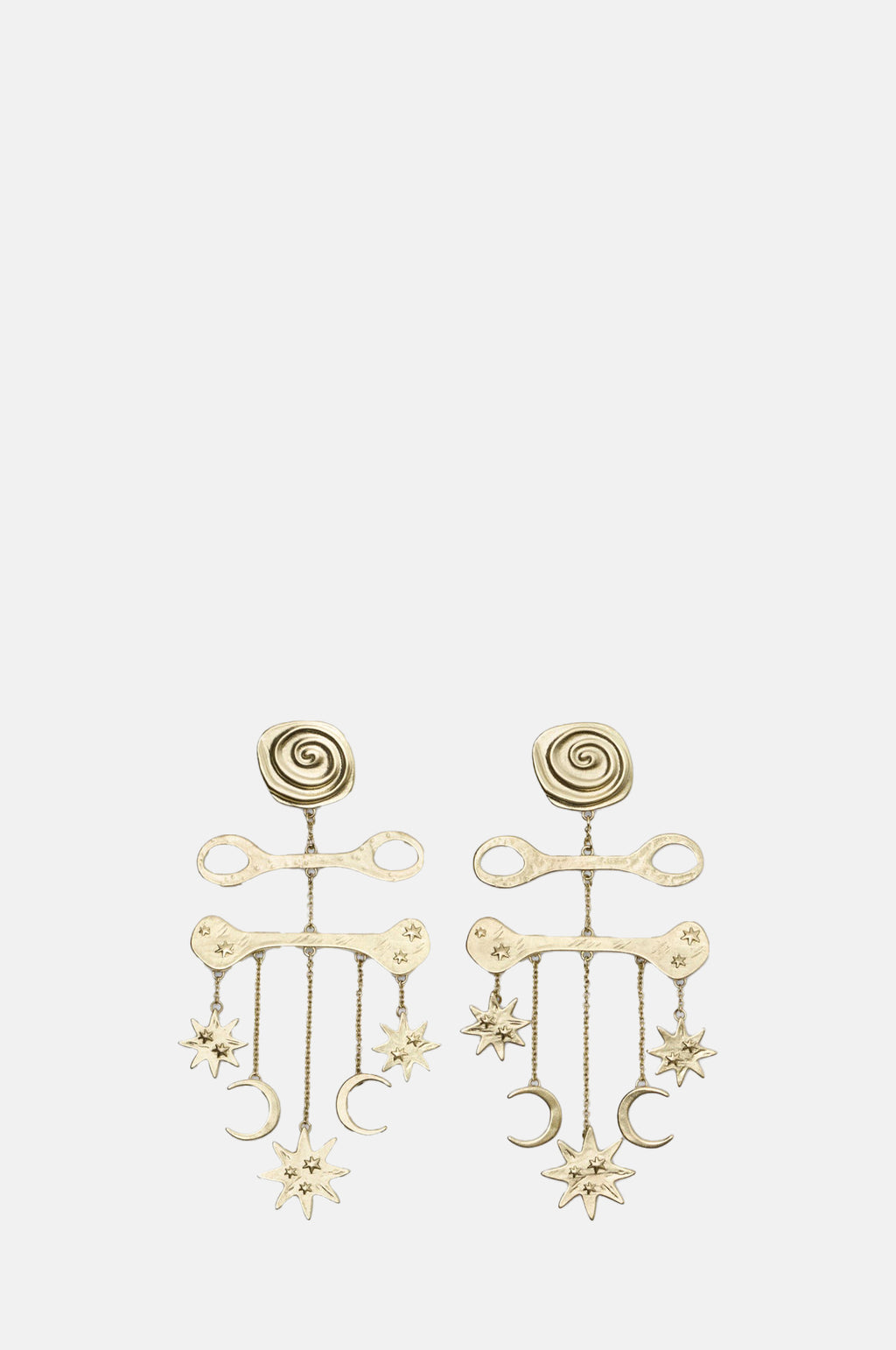 Rixo Shay Earrings Gold.