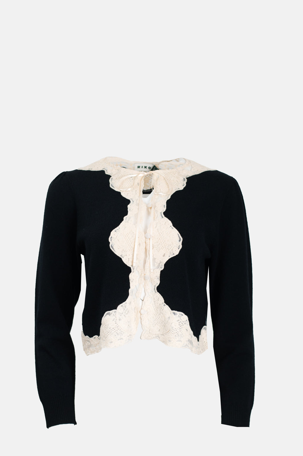 Rixo Tassia Cardigan Black.