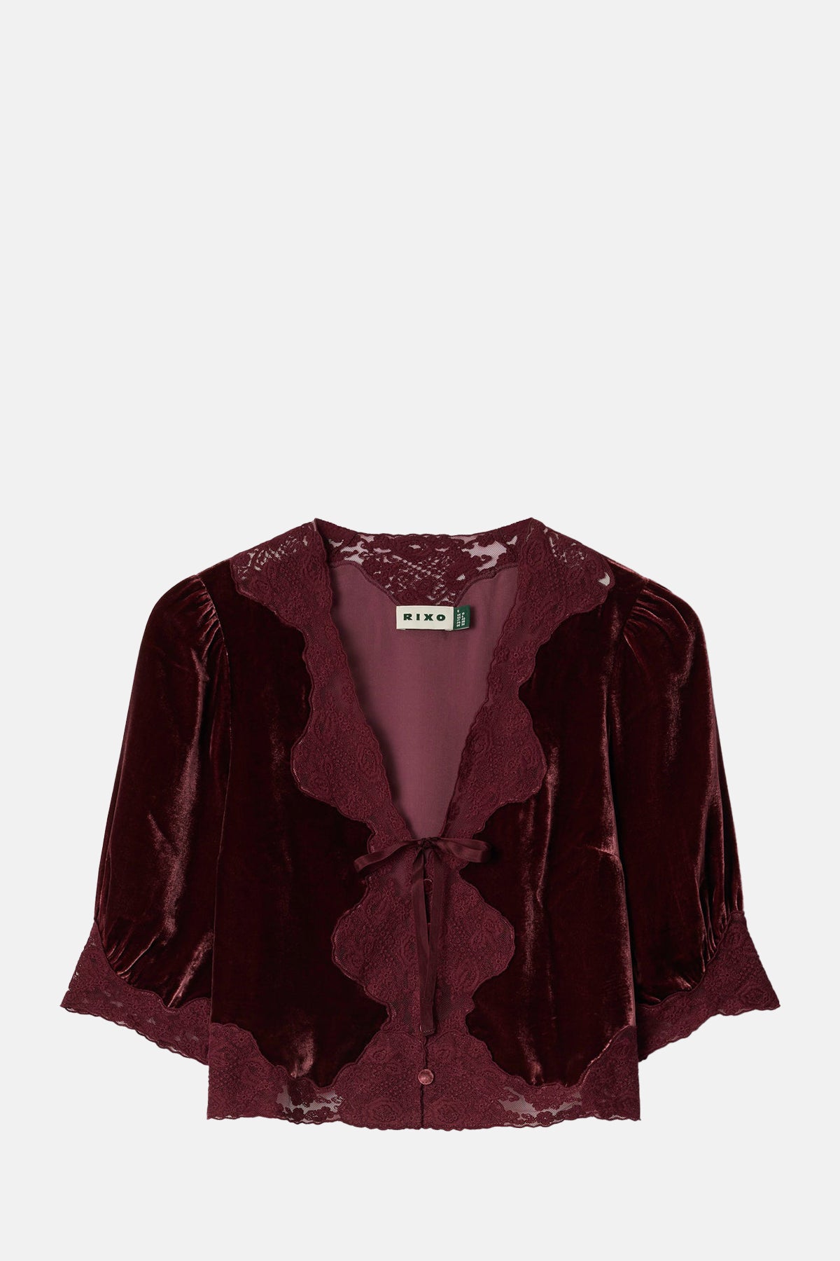 Rixo Ursula Top Bordeaux.