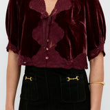 Ursula Top Bordeaux