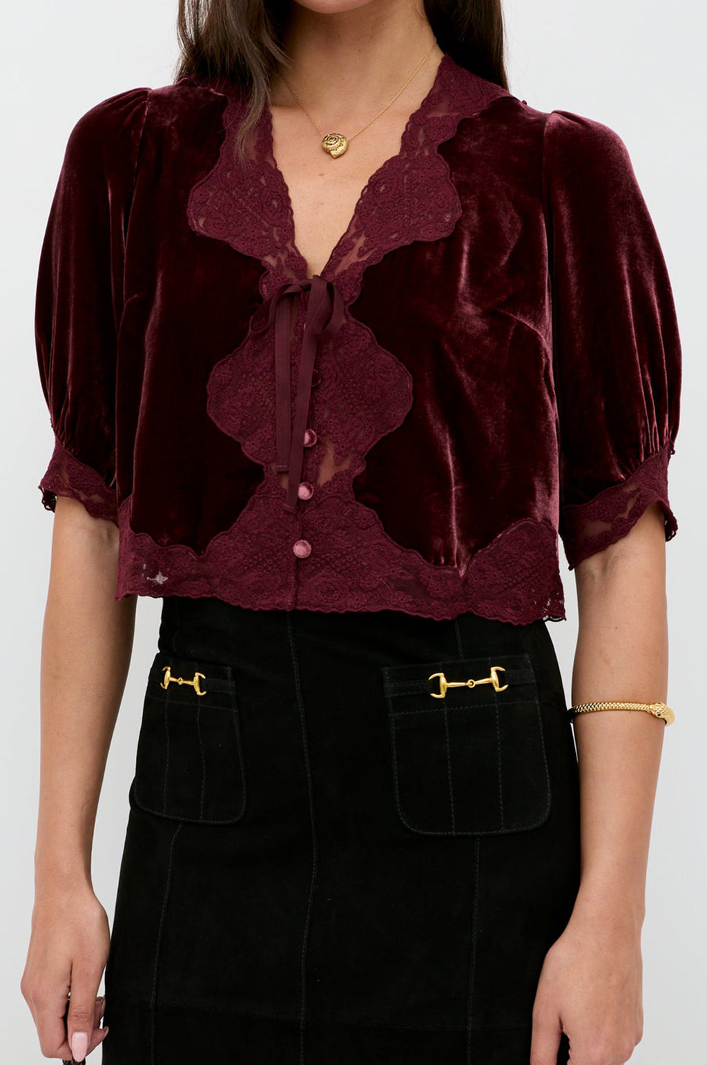 Ursula Top Bordeaux