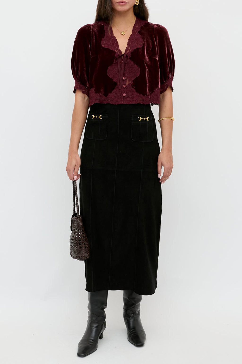 Ursula Top Bordeaux