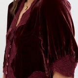 Ursula Top Bordeaux