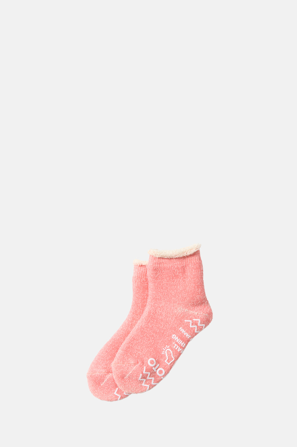 RoToTo Kids Double Face Room Socks Pink.