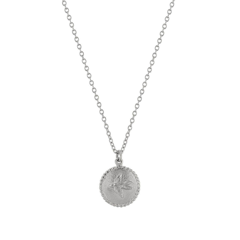 A.M. Small Ex-voto Swallow Necklace Silver