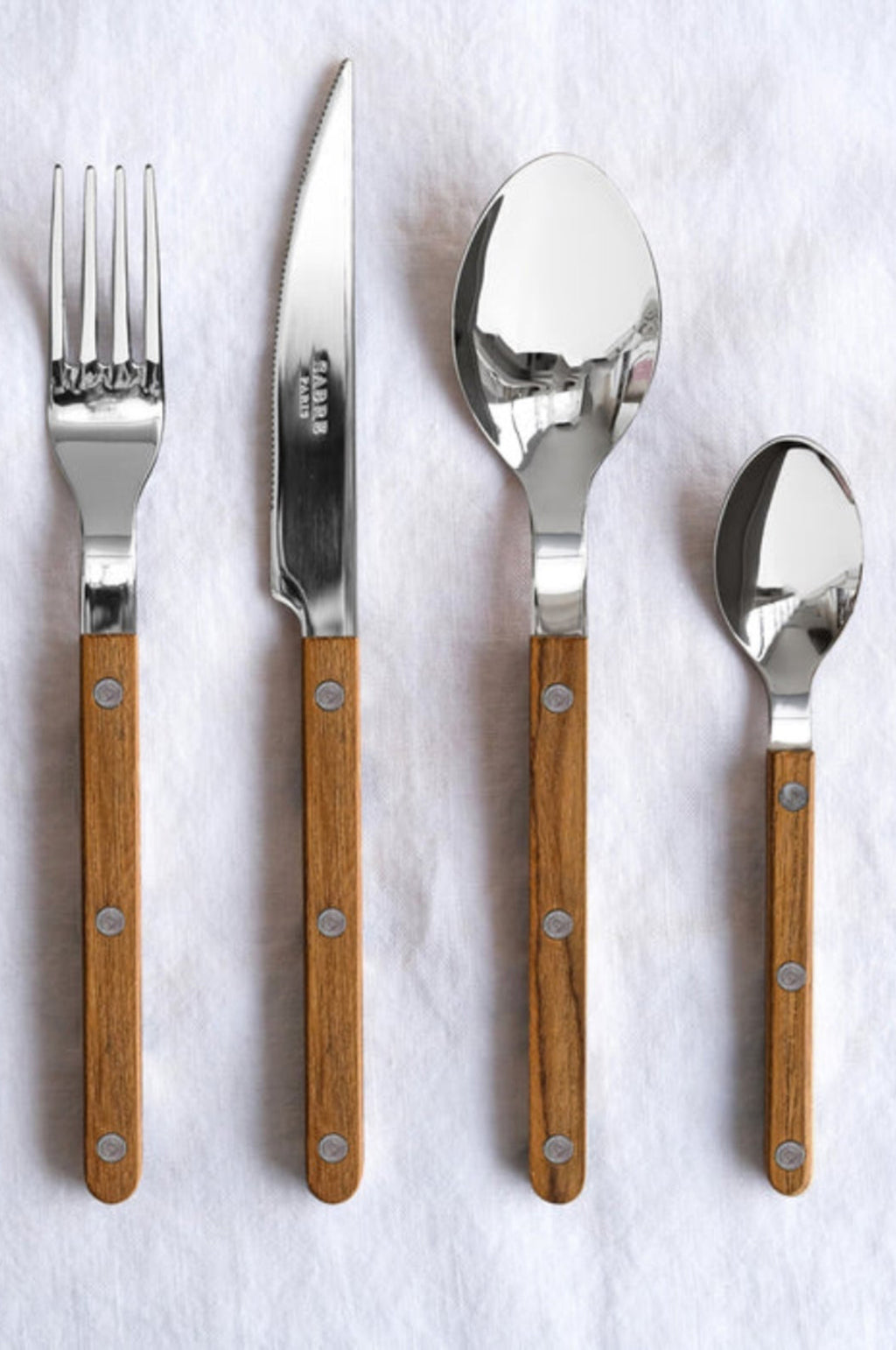 4 Pieces Cutlery Set Bistrot Teak