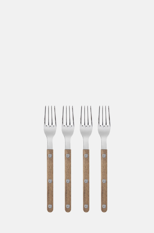 Set/4 Cake Forks Bistrot Teak