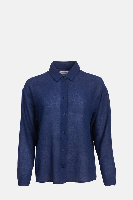 Enora Wool Shirt Bleu