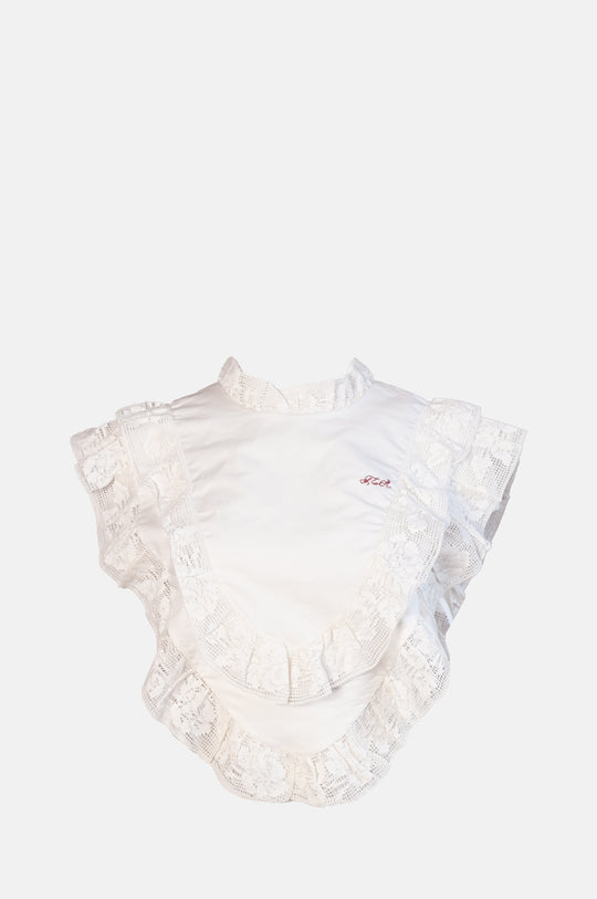 Abelene Solid Side Tie Tank Top White