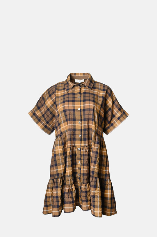 Caja Plaid Tunic Chocolate