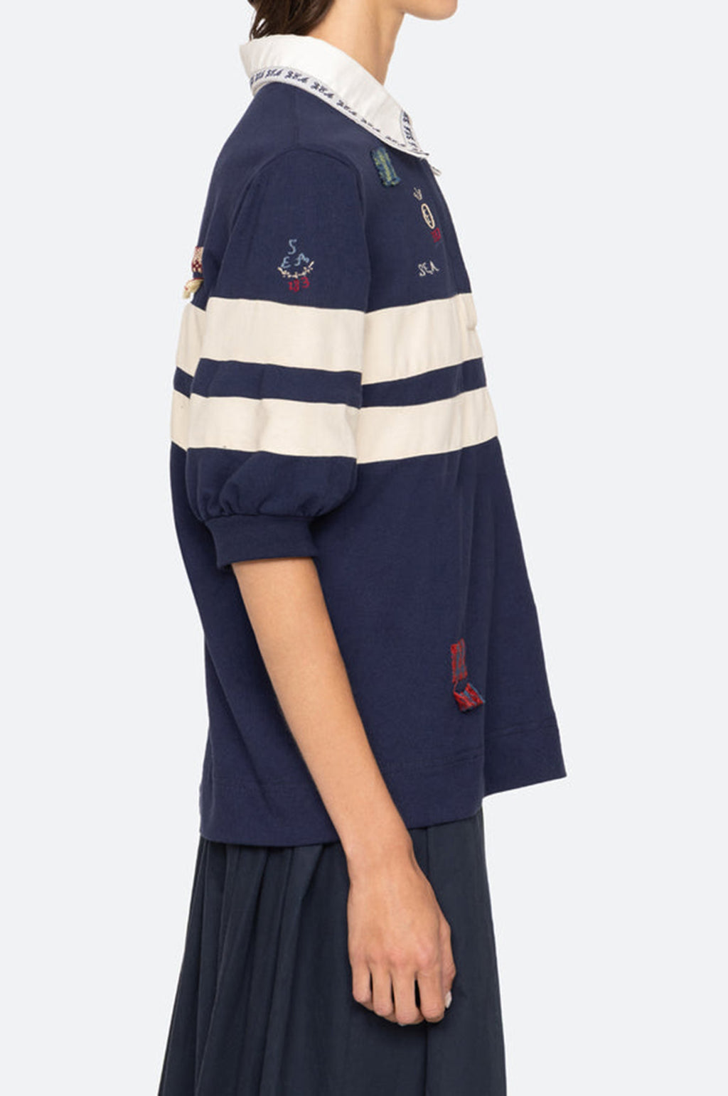 Claira Emb Rugby Shirt Multi