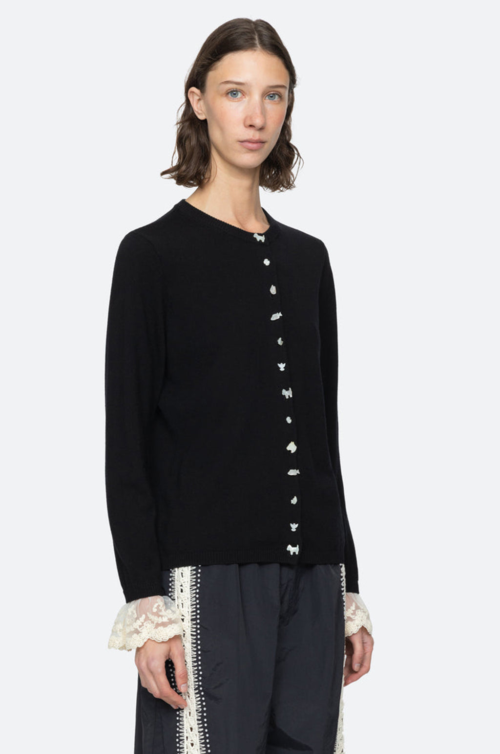 Diane Knit Cardigan Black