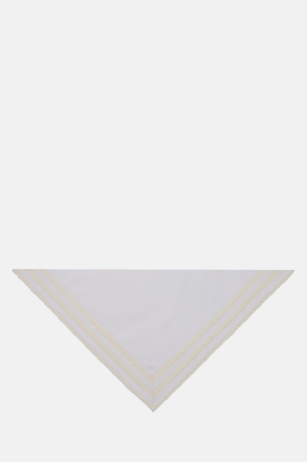 Sea New York Ethel Solid Handkerchief White.