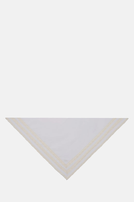 Ethel Solid Handkerchief White