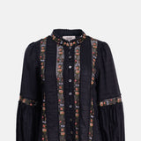 Sea New York Kaiya Floral L Slv Top Black.