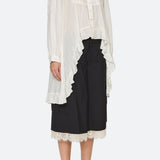 Kathleen Tuxedo L/Slv Shirt Cream