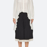 Kathleen Tuxedo L/Slv Shirt Cream