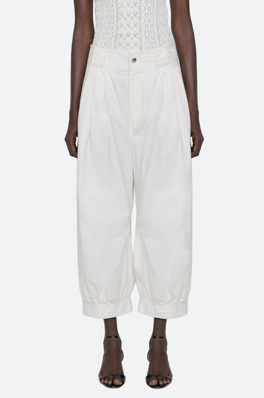 Lois Twill Pants Cream